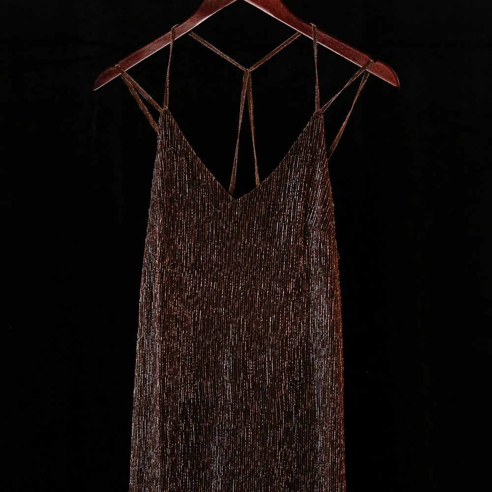 Metallic dress